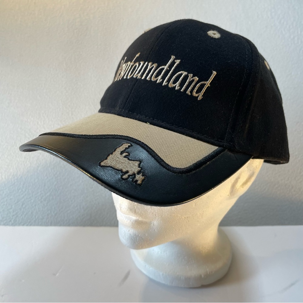 Vintage Unisex Newfoundland Velcro Strap Back Hat